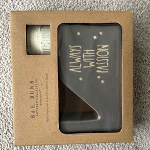 Rae Dunn gray tape dispenser